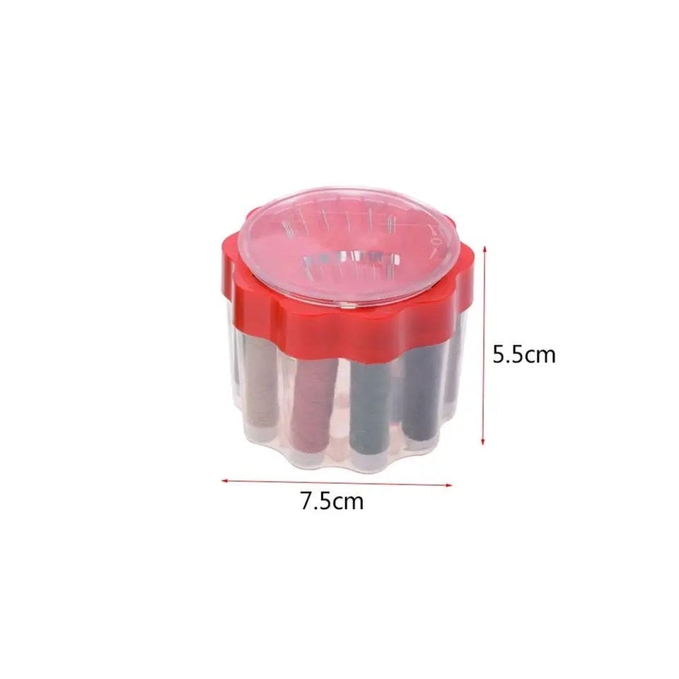 Flower Thread Box, Cloth Fabric Handy Needlework Tools, Thimble Buttons Mini Sewing Kit Organizer, Mini Sewing Kit Needle Threads Box Flower Thread Box, Cloth Fabric Handy Needlework Tools, Thimble Buttons Mini Sewing Kit Organizer, Mini Sewing Kit Needle Threads Box